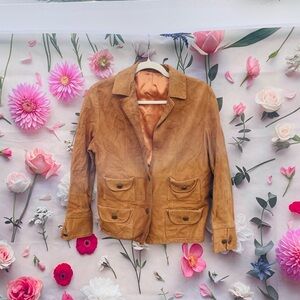 Vintage 1960’s 1970’s Quilon Suede Leather Women's Jacket